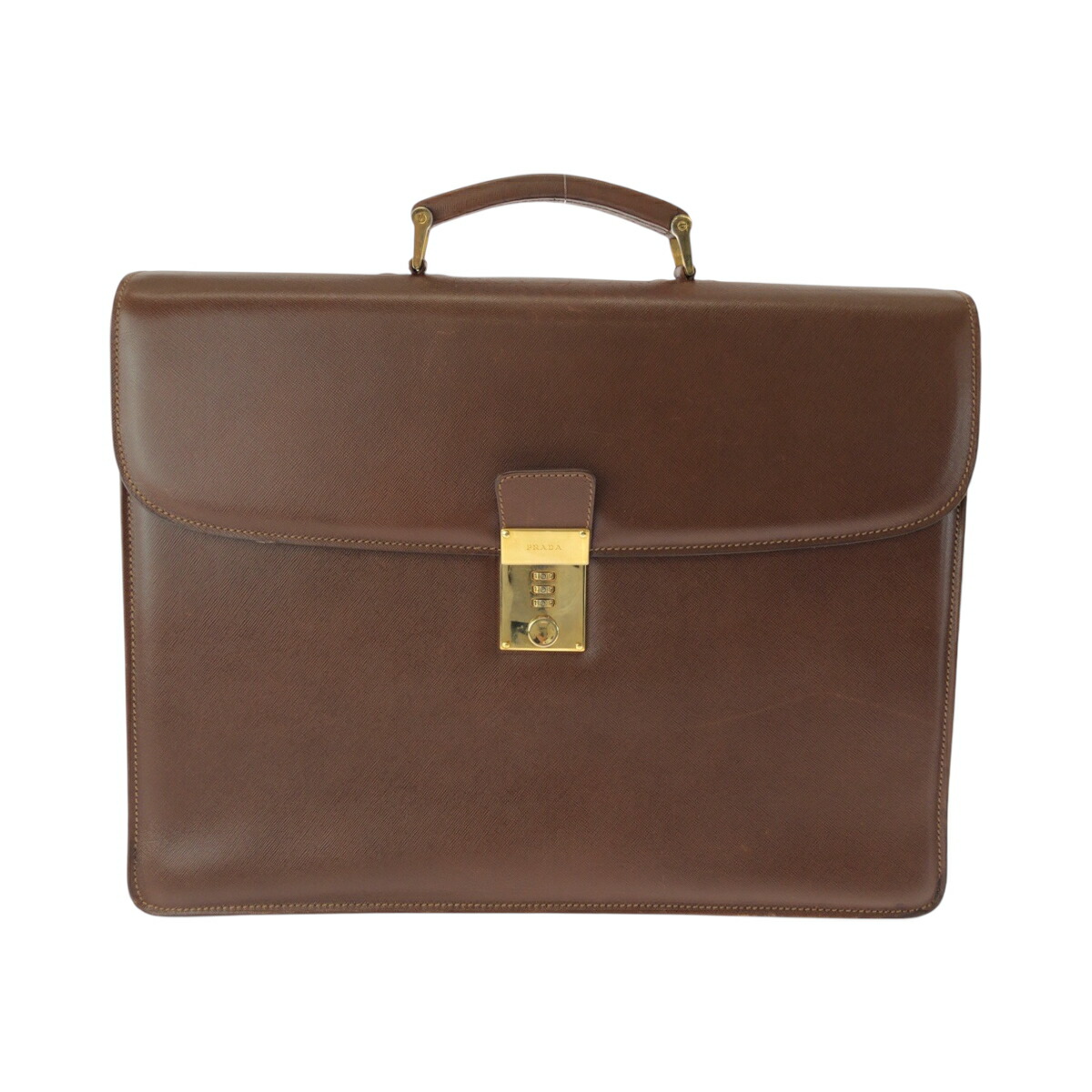 楽天市場】美品 PRADA プラダ ヴィンテージ サフィアーノ ブラウン