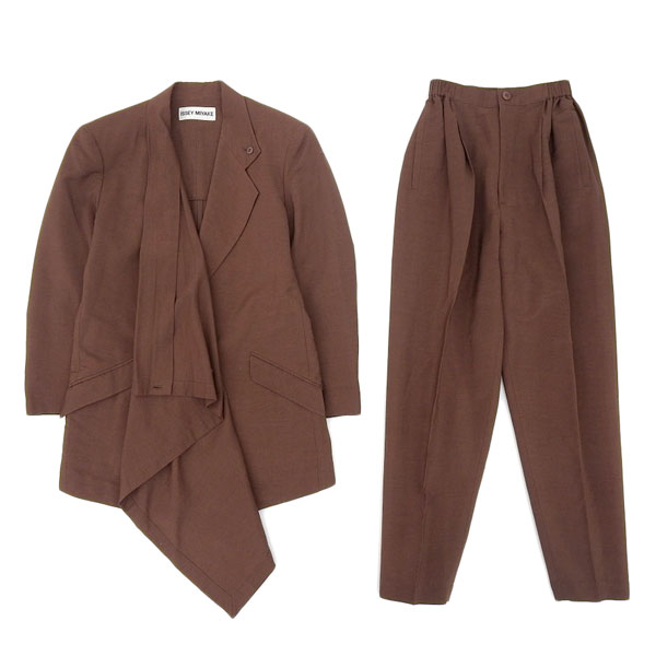 楽天市場】美品 イッセイミヤケ ISSEY MIYAKE デザインセットアップ