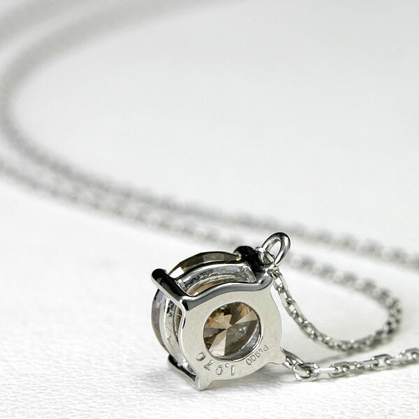 セ-ル商品価格❣️PT999ブラウンダイア1. 0ct ペンダントトップ 楽天