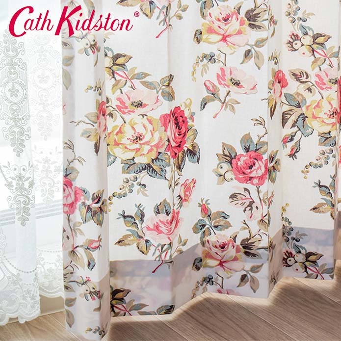 楽天市場】カーテン キャスキッドソン ガーデンローズ マルチ オーダー