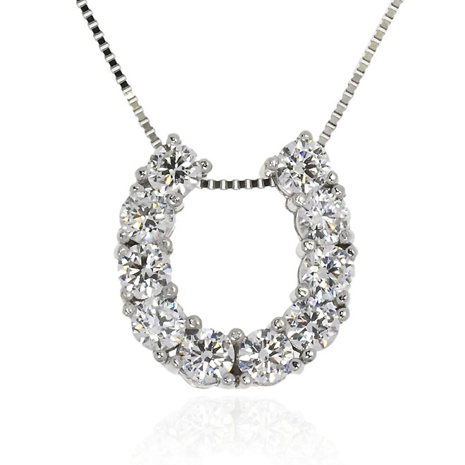 楽天市場】ZEXIMO 天然ダイヤモンド1.0ct（H&C・鑑別書付） 馬蹄