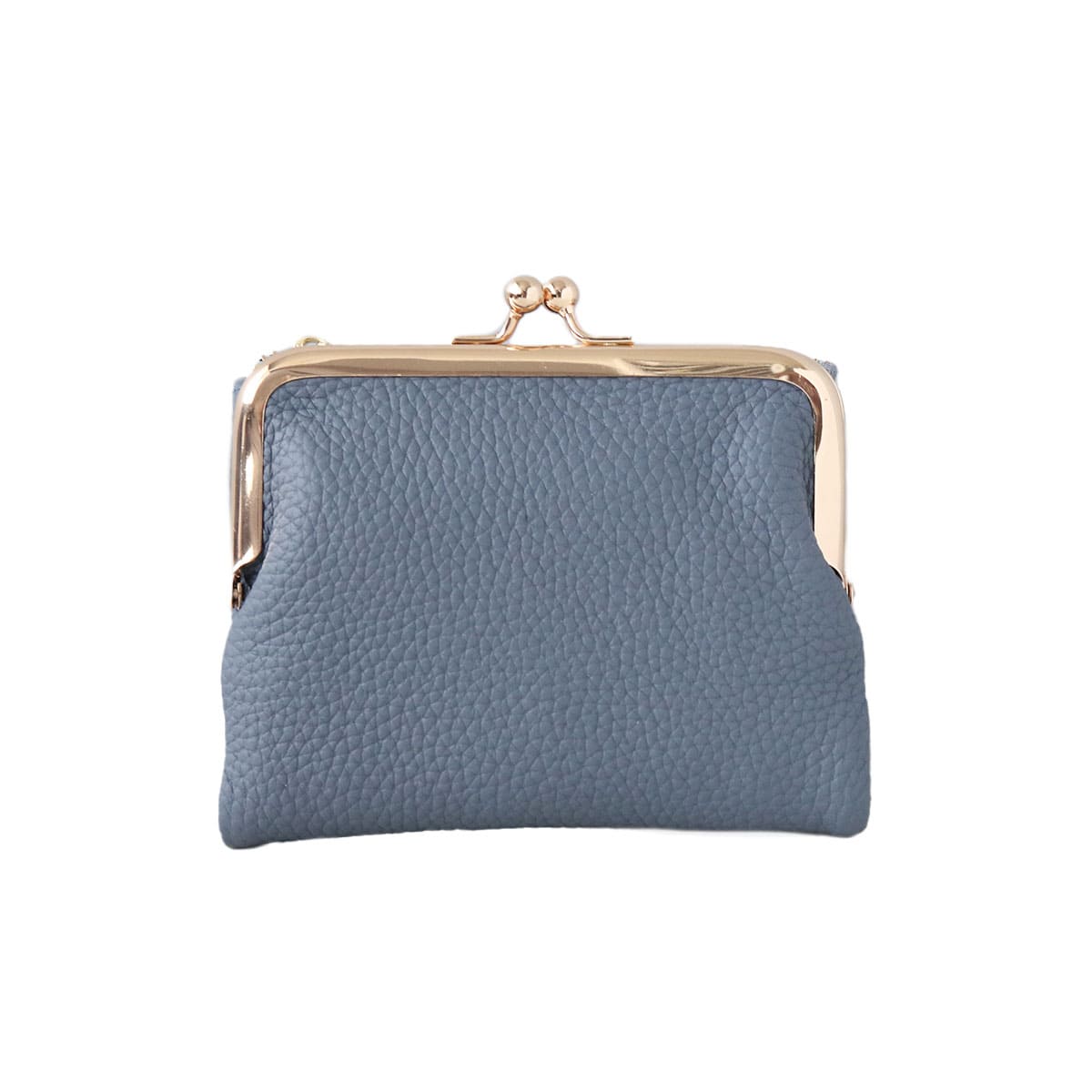 楽天市場】送料無料 財布 レディース がま口 レザー 本革 二つ折り