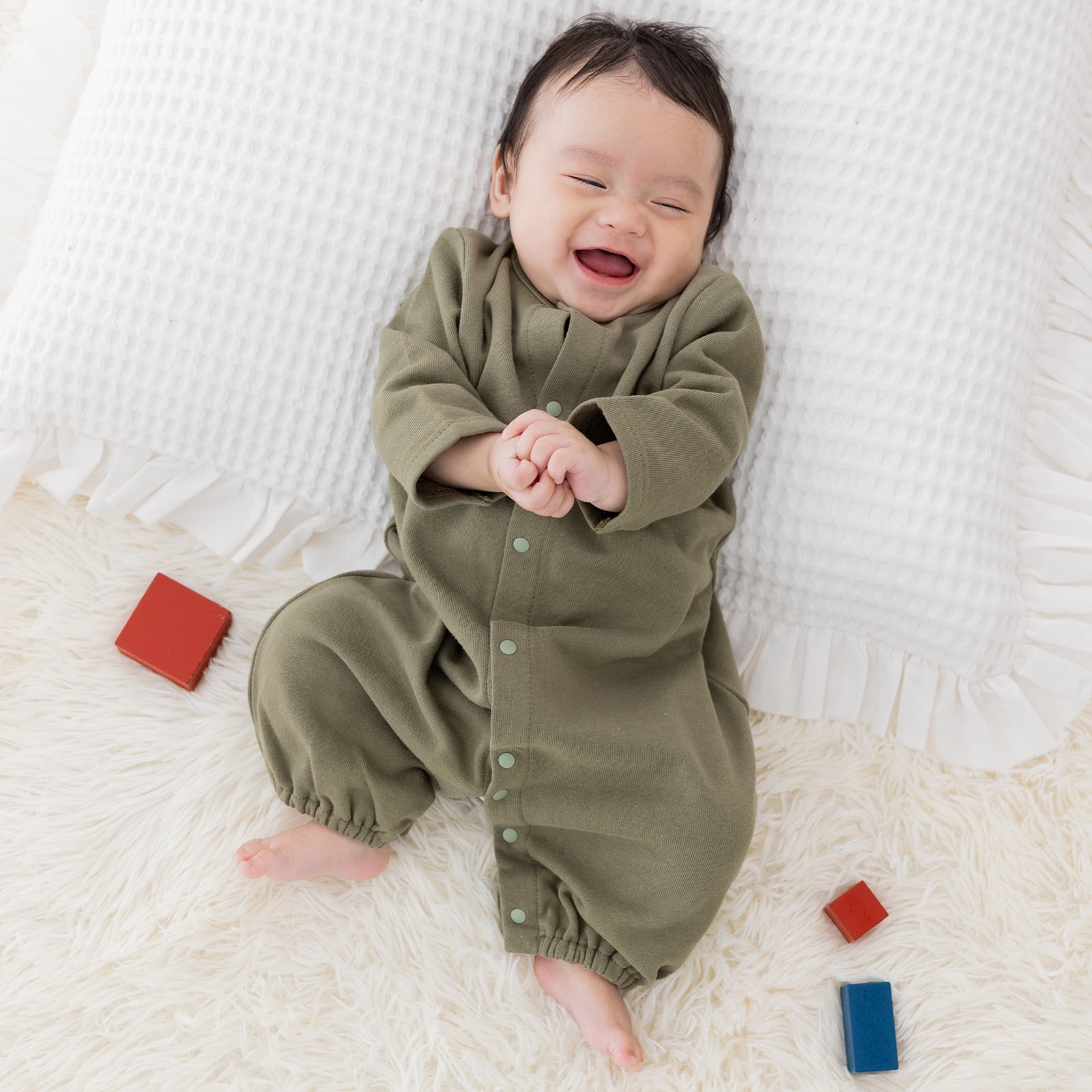 楽天市場】ゆうパケ送料無料 ツーウェイオール 綿100％ ロンパース