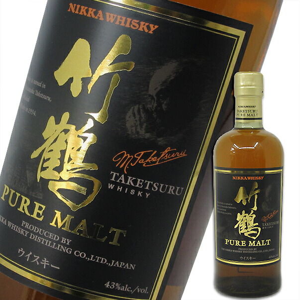 楽天市場】竹鶴NV 黒ラベル ピュアモルト 43度 700ml （箱なし