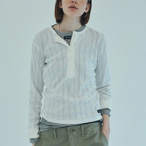 楽天市場】SEA(シー)SEA HENRY NECK L/S TEE SEA ヘンリーネック L/S