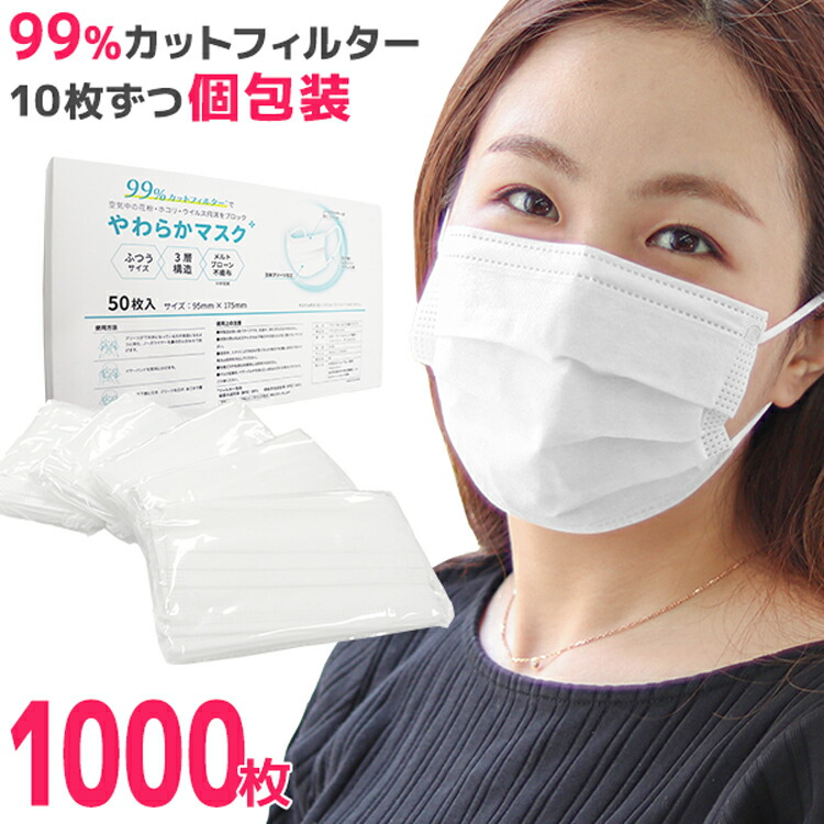 楽天市場】＼大量購入特価／【 約2.7年分でこの価格！】マスク 1000枚