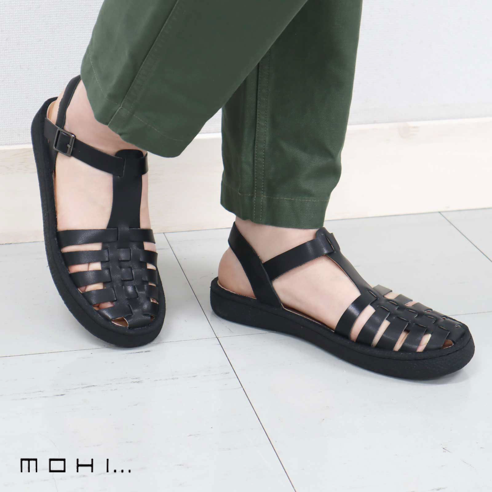 楽天市場】モヒ グルカ サンダル レザー 牛革 レディース MOHI