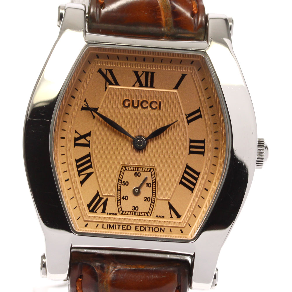 楽天市場】【GUCCI】グッチ 7600M 2000本限定 手巻き メンズ【中古