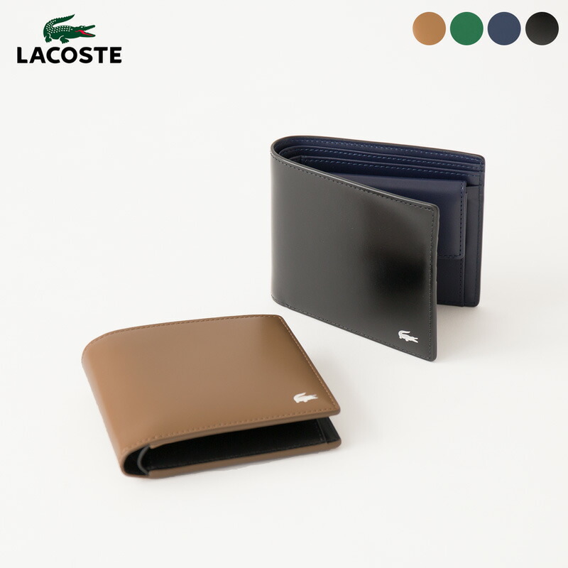 楽天市場】ラコステ メンズ プレミアム 2 二つ折り ウォレット NH0111K