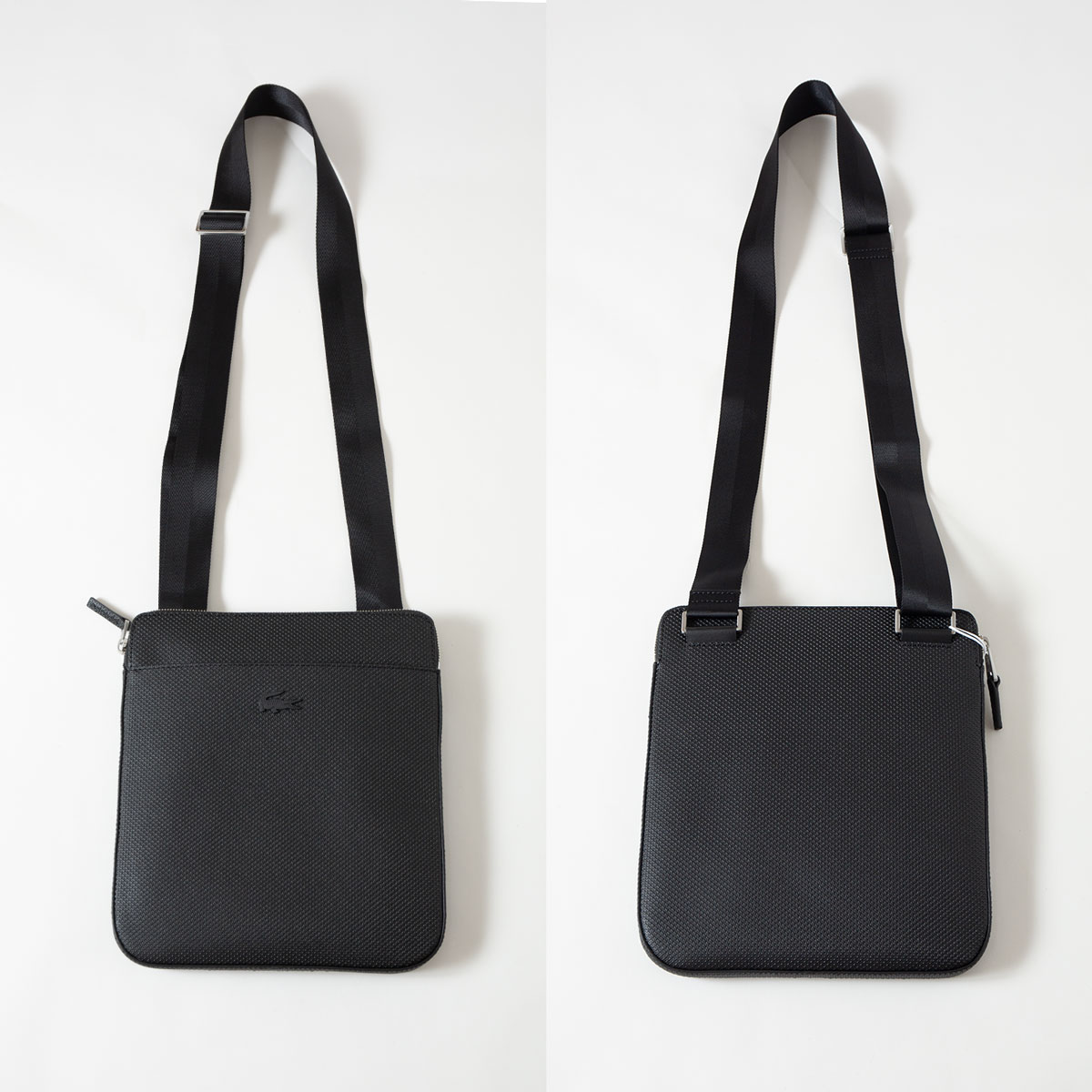 楽天市場】ラコステ シャンタコ マットピケ レザー フラットジップ