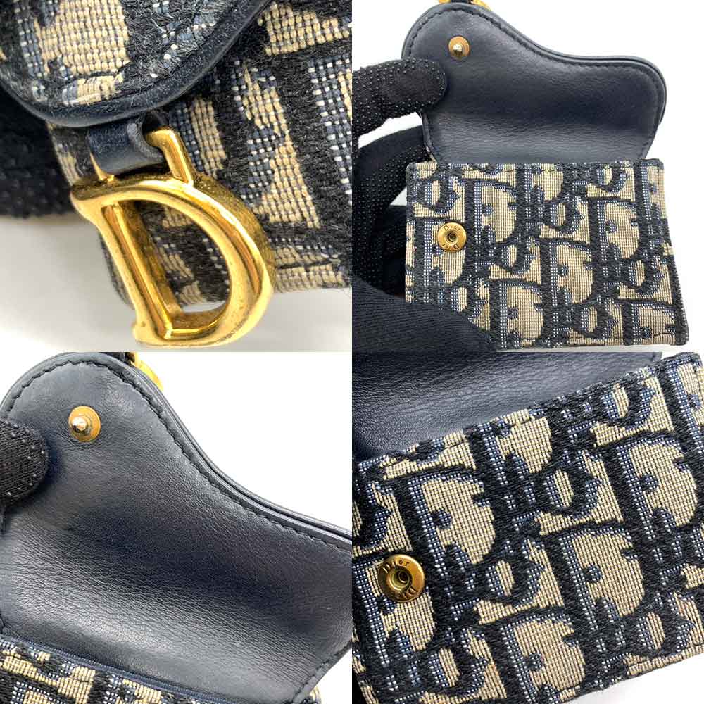 楽天市場】クリスチャンディオール 財布 オブリーク サドル コンパクト