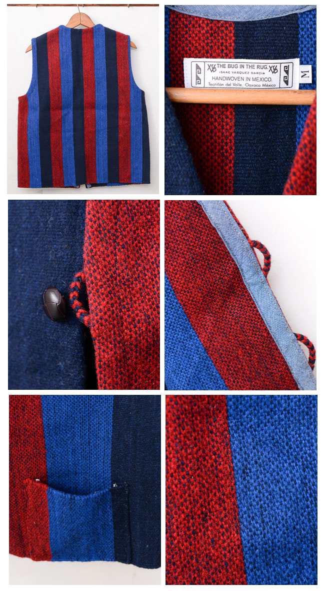 楽天市場】OAXACA RUG VEST オアハカ ラグ ベスト【ISAAC VASQUEZ