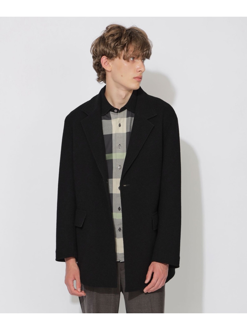 楽天市場】【SALE／25%OFF】ウールブークレショートチェスター CB