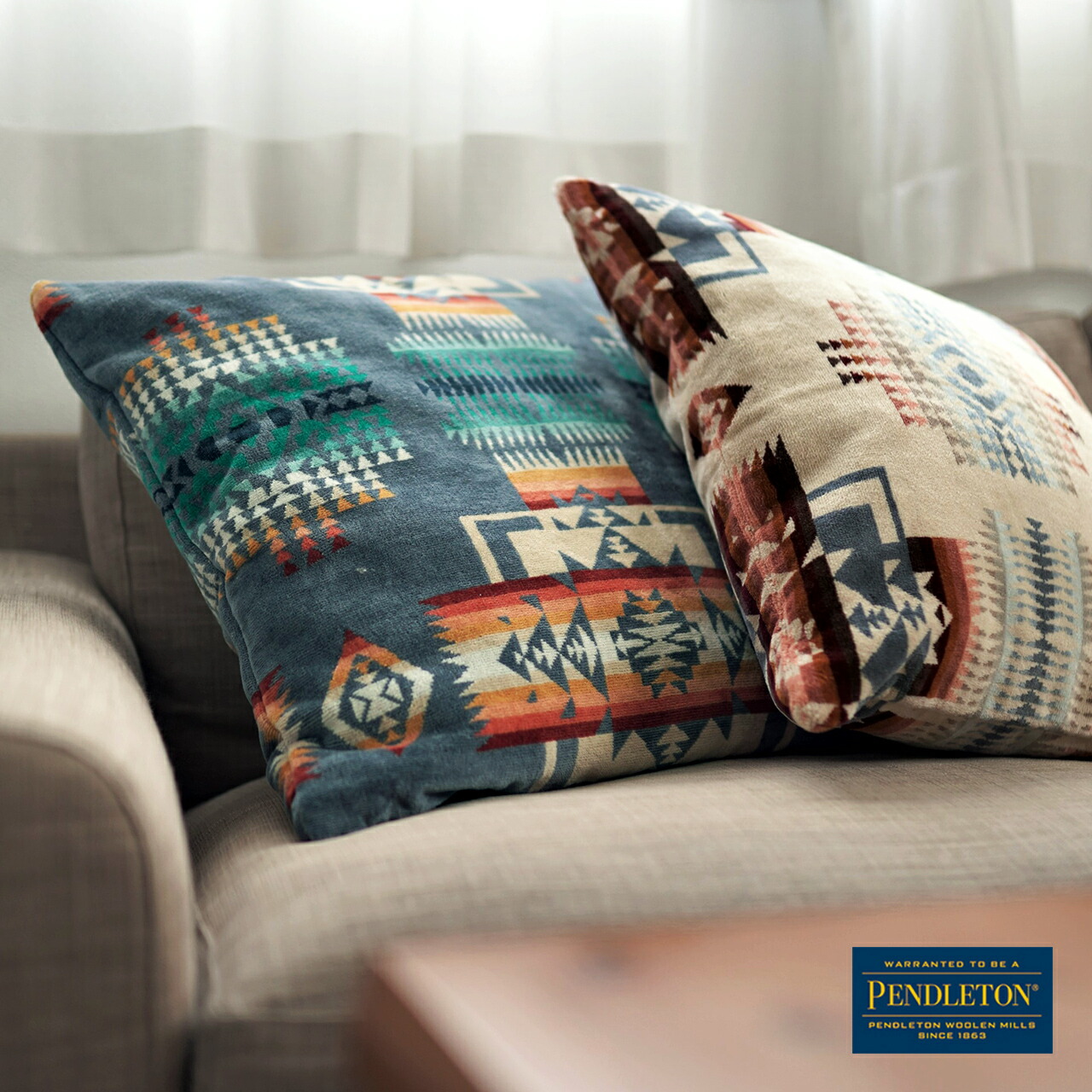 楽天市場】ペンドルトン PENDLETON カスタム タオルピロー クッション