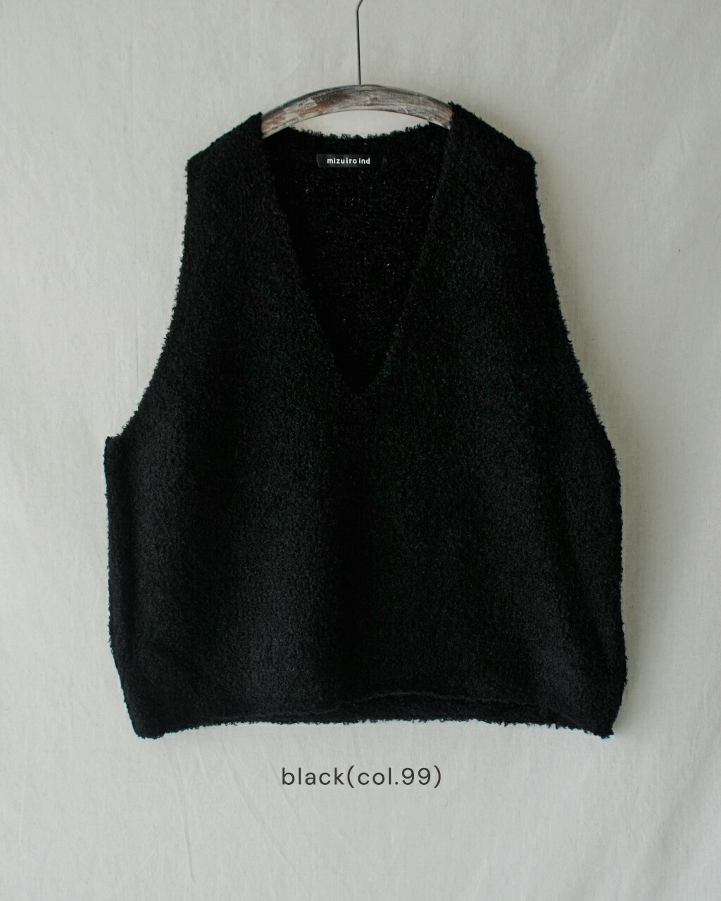楽天市場】ミズイロインド mizuiro ind へアリー Vネック ベスト