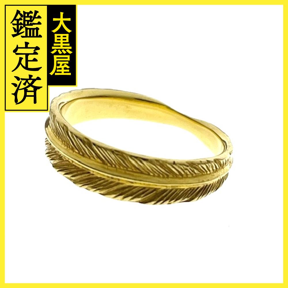 楽天市場】agete アガット リング 指輪 フェザーリング K18YG 約4.7g