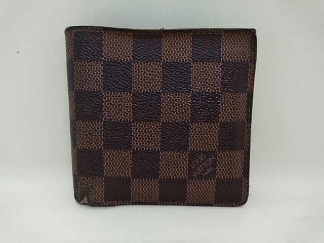 楽天市場】ルイヴィトン ダミエ ポルトフォイユ マルコ 二つ折り財布の通販