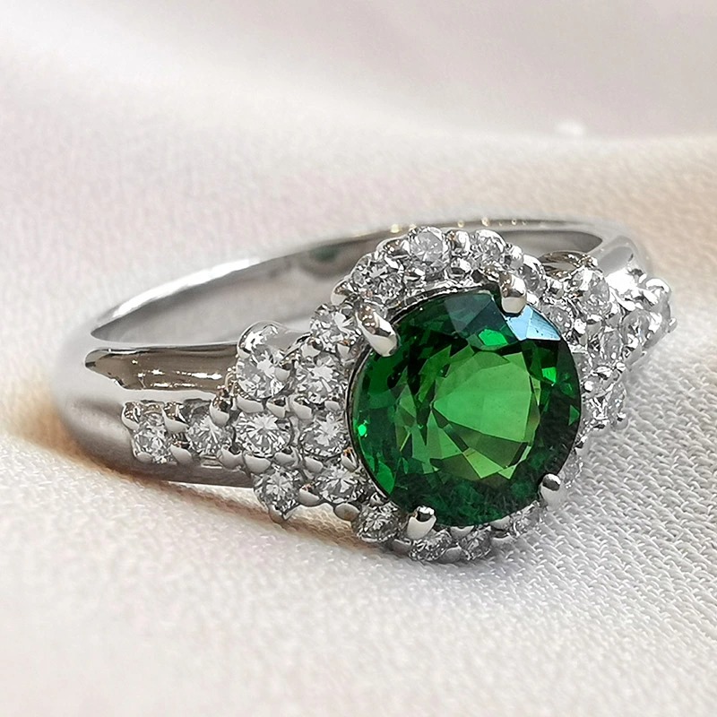 楽天市場】プラチナ グリーンガーネット リング 12号 Pt900 Pt