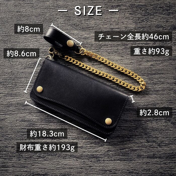 楽天市場】トラッカーウォレット 栃木レザー 日本製 本革 長財布