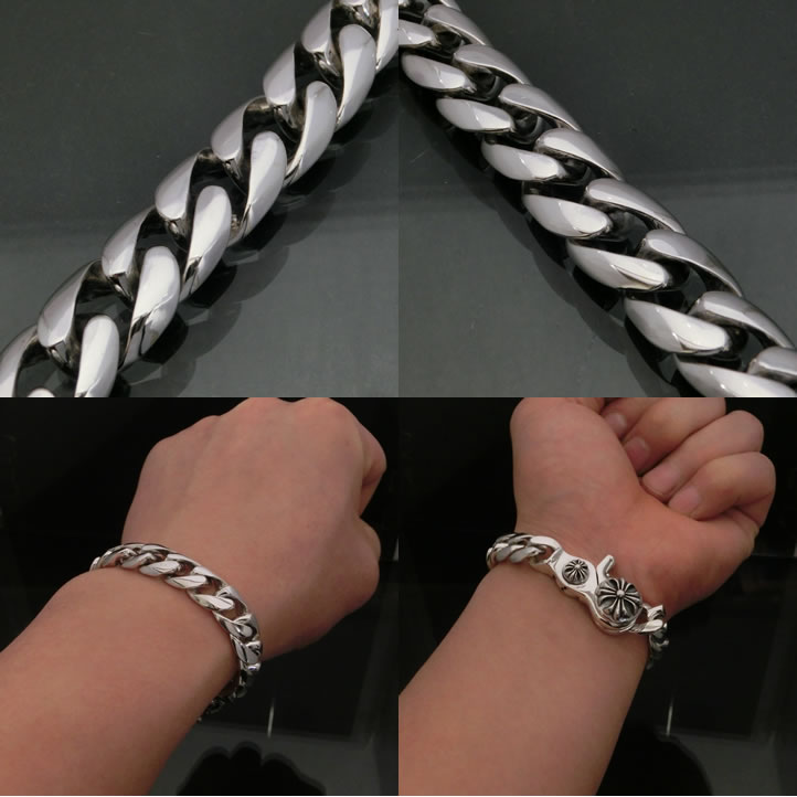 楽天市場】ゴシッククロスクラシックチェーンブレスレット 【プレーン