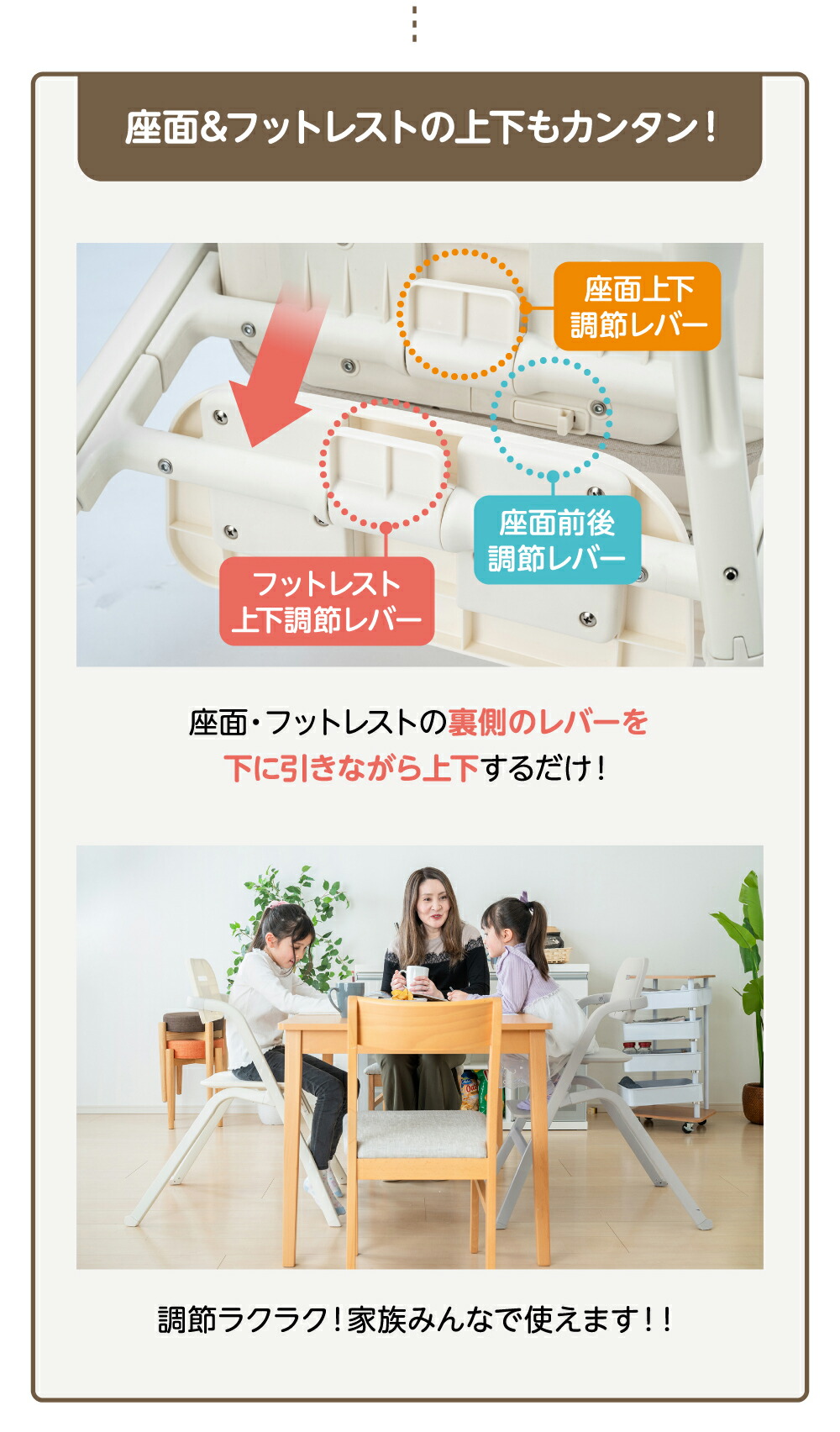 楽天市場】【選べるレビュー特典付き】ベビーチェア6ヶ月から大人まで