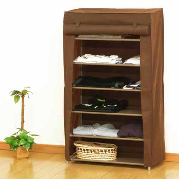 楽天市場】6段 シューズラック 下駄箱 カバー付き 玄関収納