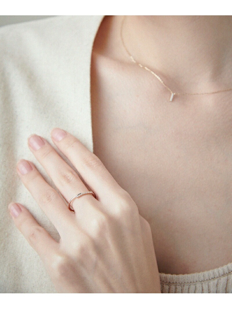 楽天市場】[レイヤード] K10YG ダイヤモンド リング ete エテ