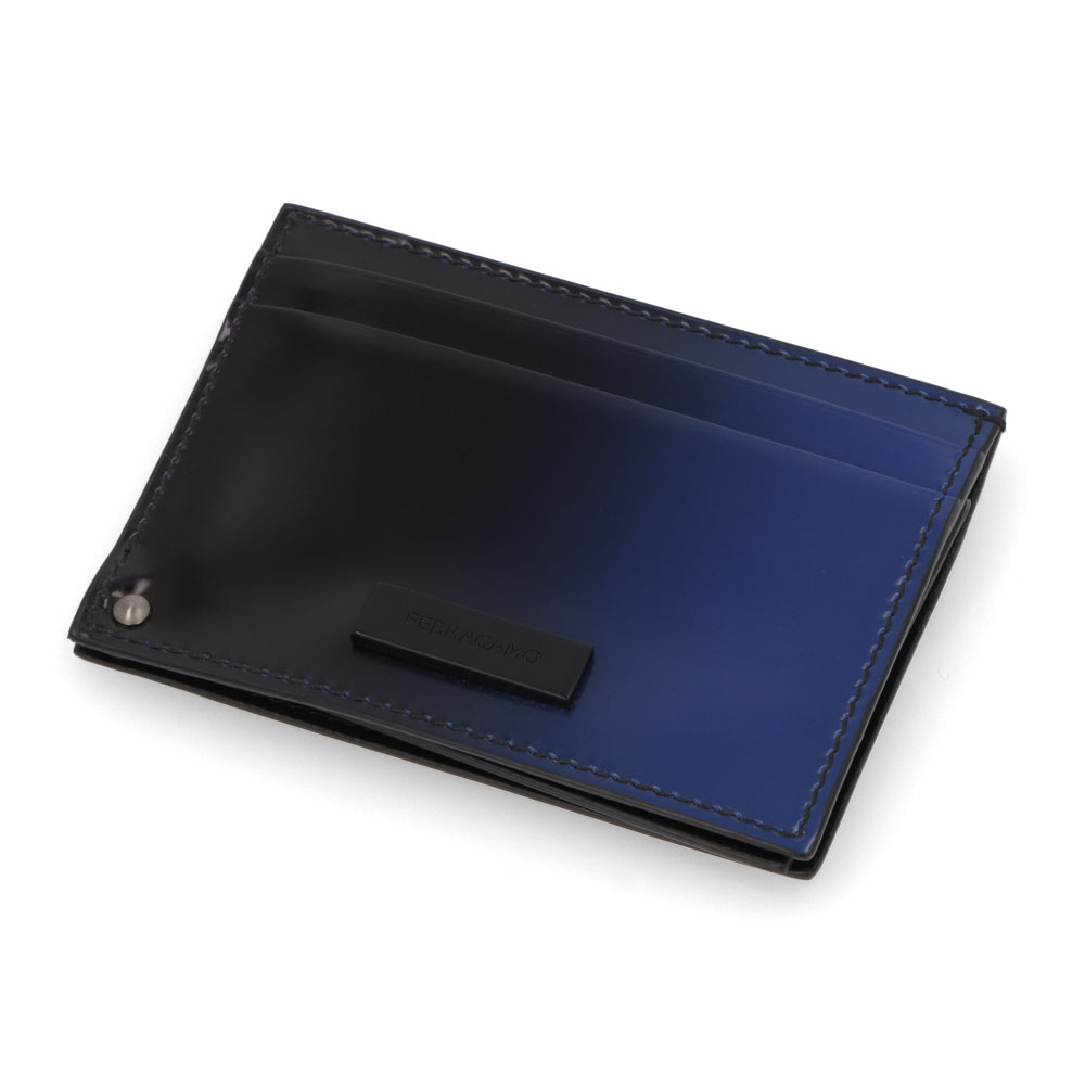 楽天市場】フェラガモ 名刺入れ ブルーの通販