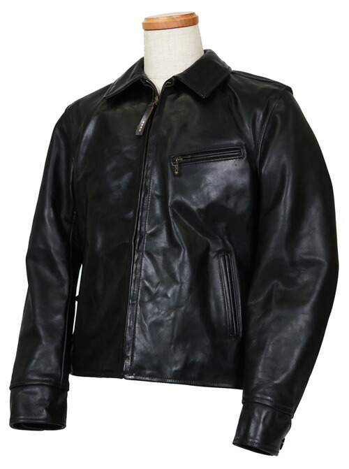 楽天市場】エアロレザー AERO LEATHER ライダースジャケット HALFBELT