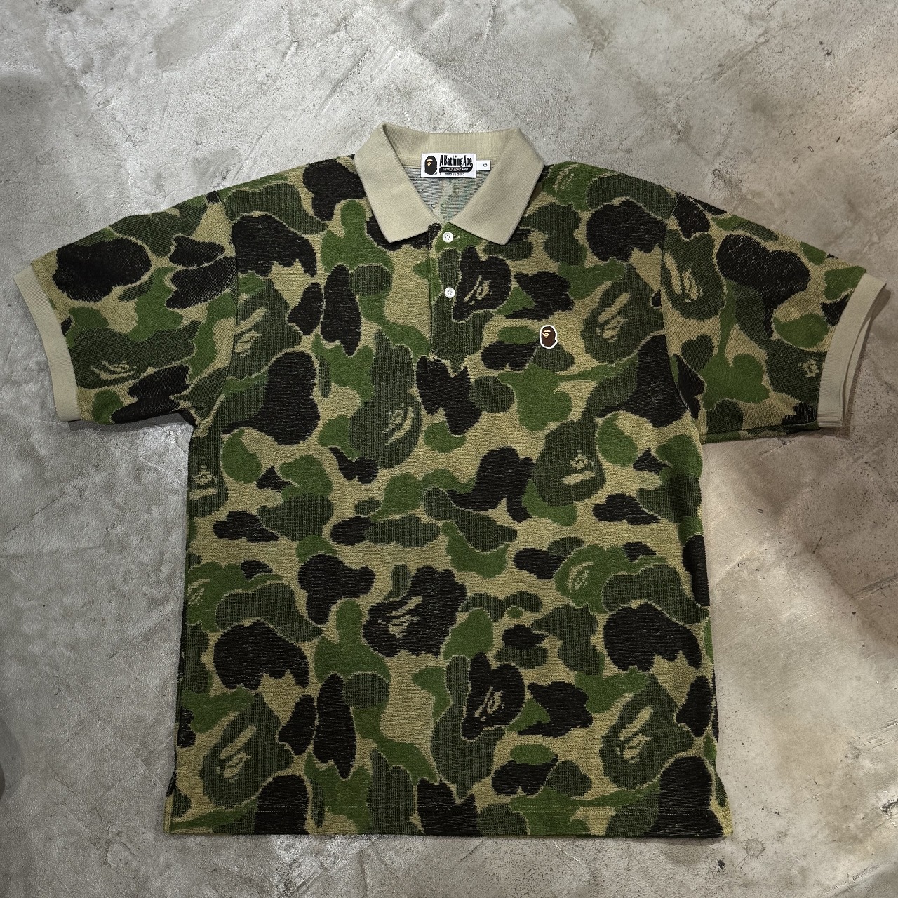 楽天市場】A BATHING APE 25ss ABC CAMO PILE JACQUARD RELAXED FIT