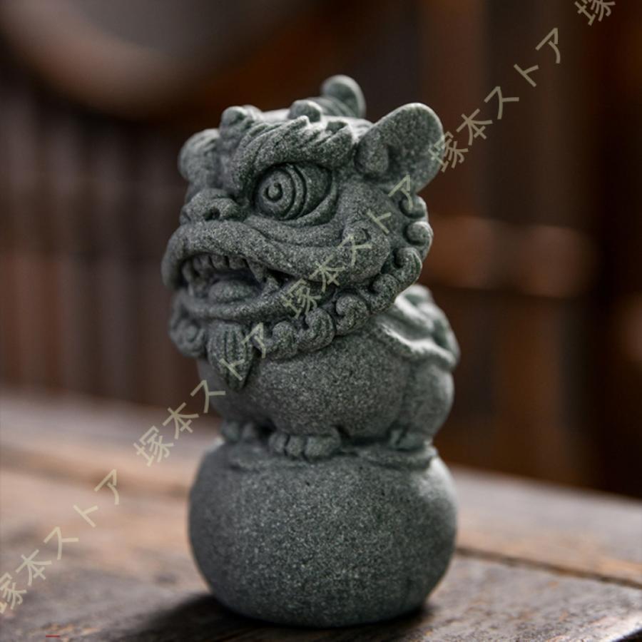 楽天市場】獅子置物 一対風水グッズ インテリア 狛犬 飾り物 開運祈願