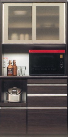 楽天市場】【レビューでクーポン進呈】食器棚 パンチ 松田家具 幅100cm