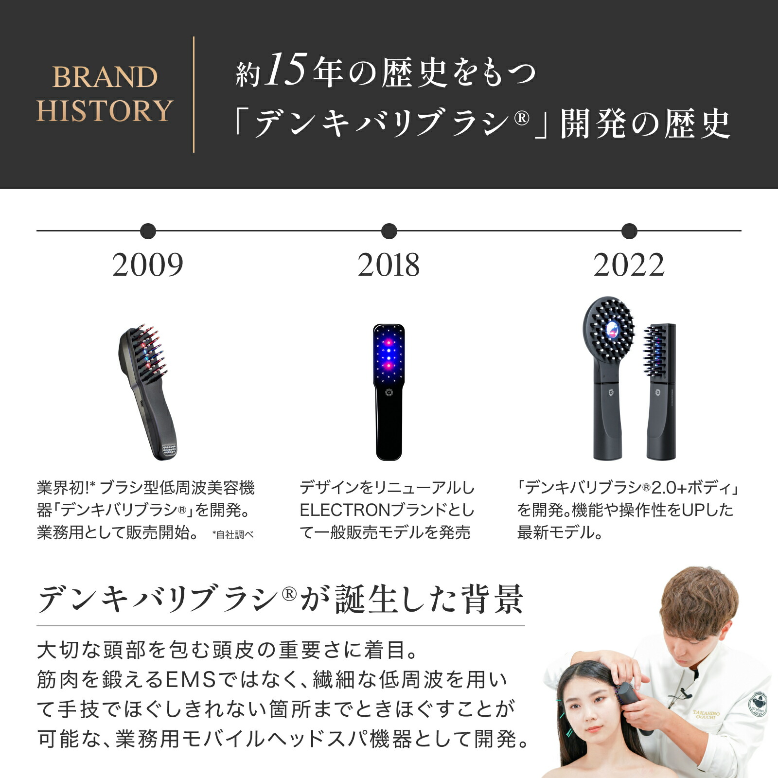 楽天市場】【エレクトロン公式】 デンキバリブラシ(R)2.0 単品モデル