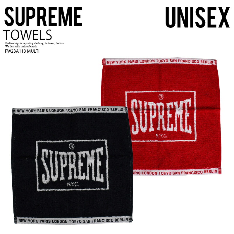 楽天市場】Supreme (シュプリーム) SQUARE MINI TOWELS (SET OF 2