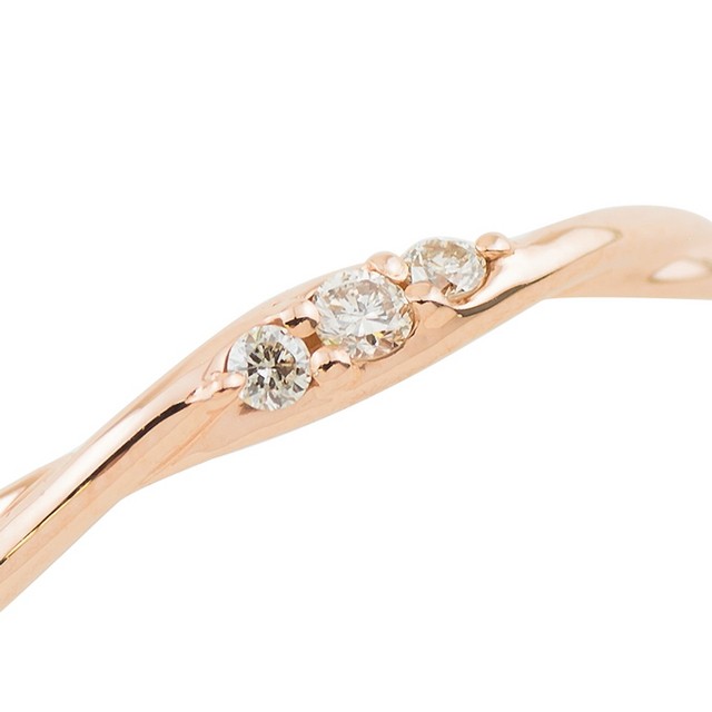 楽天市場】リング 指輪 レディース ダイヤモンド K10 ピンクゴールド