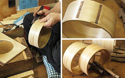 4代目ぬし熊 摺漆塗り 小判型弁当箱 摺り漆塗り 小判型二段弁当箱