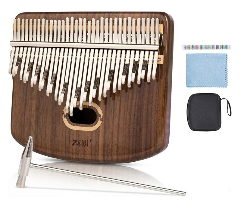 楽天市場】カリンバ 34キー C調 半音付き 親指ピアノ 子供 専門家楽器