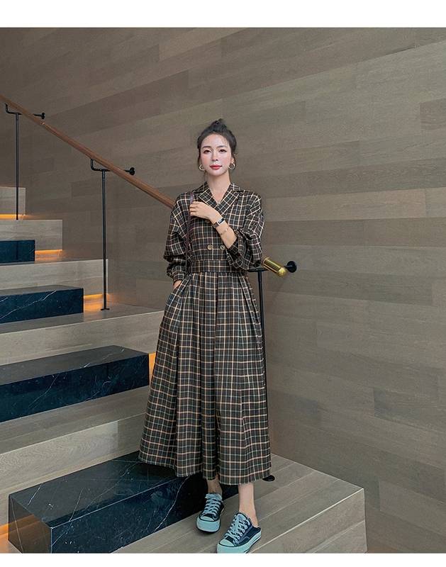 楽天市場】チェック柄 シャツ ワンピース レディース 送料無料 フレア