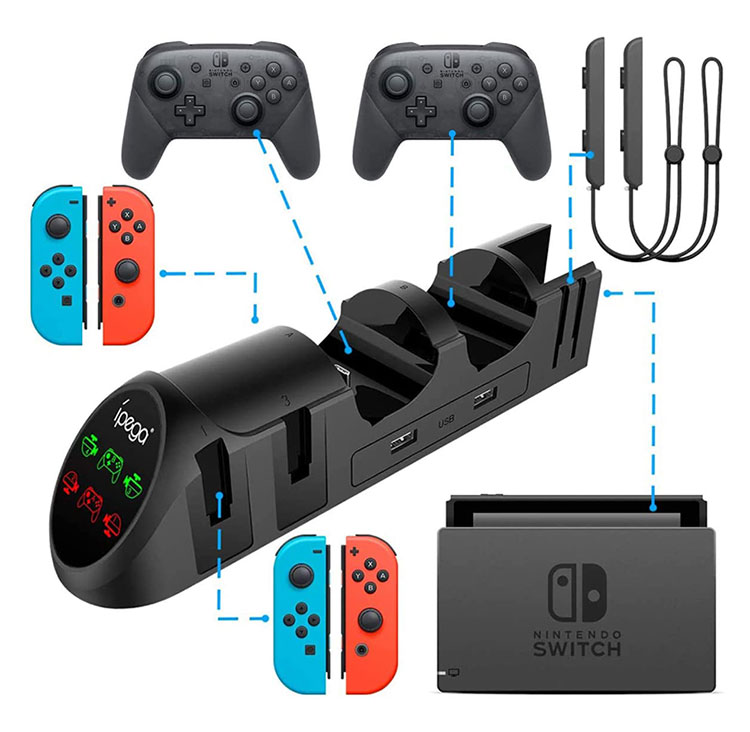 楽天市場】Nintendo Switch充電スタンド Joy-Con 充電スタンド 4台