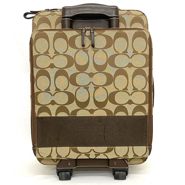 楽天市場】【送料無料】 コーチ キャリーケース ベージュ ブラウン
