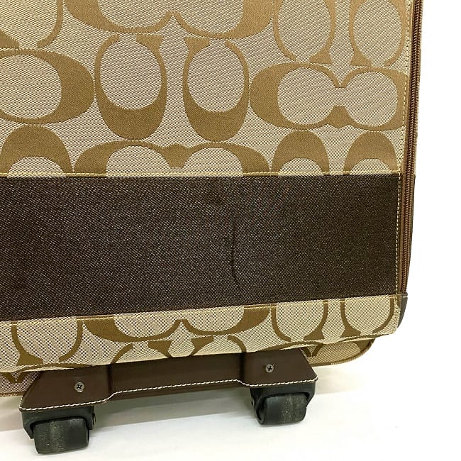 楽天市場】【送料無料】 コーチ キャリーケース ベージュ ブラウン