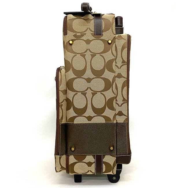 楽天市場】【送料無料】 コーチ キャリーケース ベージュ ブラウン