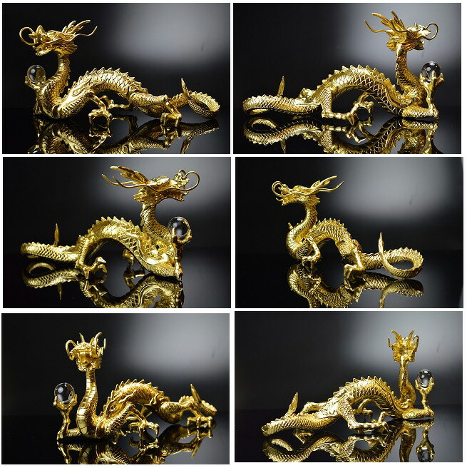楽天市場】＼辰年！ポント10倍！／◇24k本金箔の龍◇NO-K-07《三本指