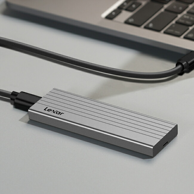 楽天市場】【正規代理店】Lexar E6 M.2 SSD 外付けケース TypeC SSD