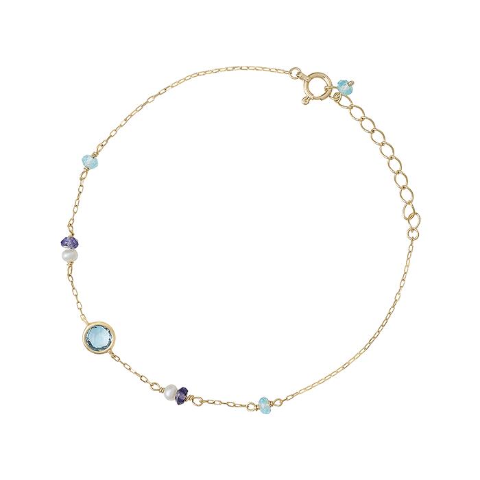 楽天市場】【 festaria VOYAGE 】 ブレスレット K10 YG イエロー