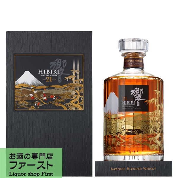 楽天市場】【激レア！】 サントリー 響21年 意匠ボトル 花鳥風月 43度