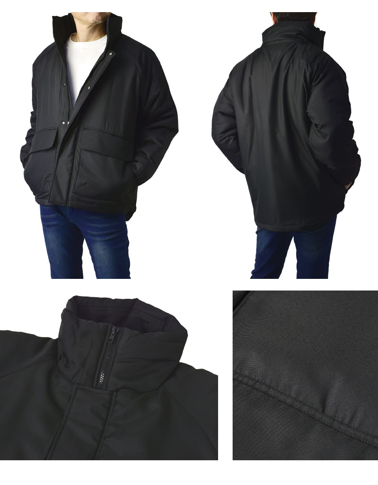 楽天市場】中綿ブルゾン メンズ ハッピージャケット デュスポ生地 厚手