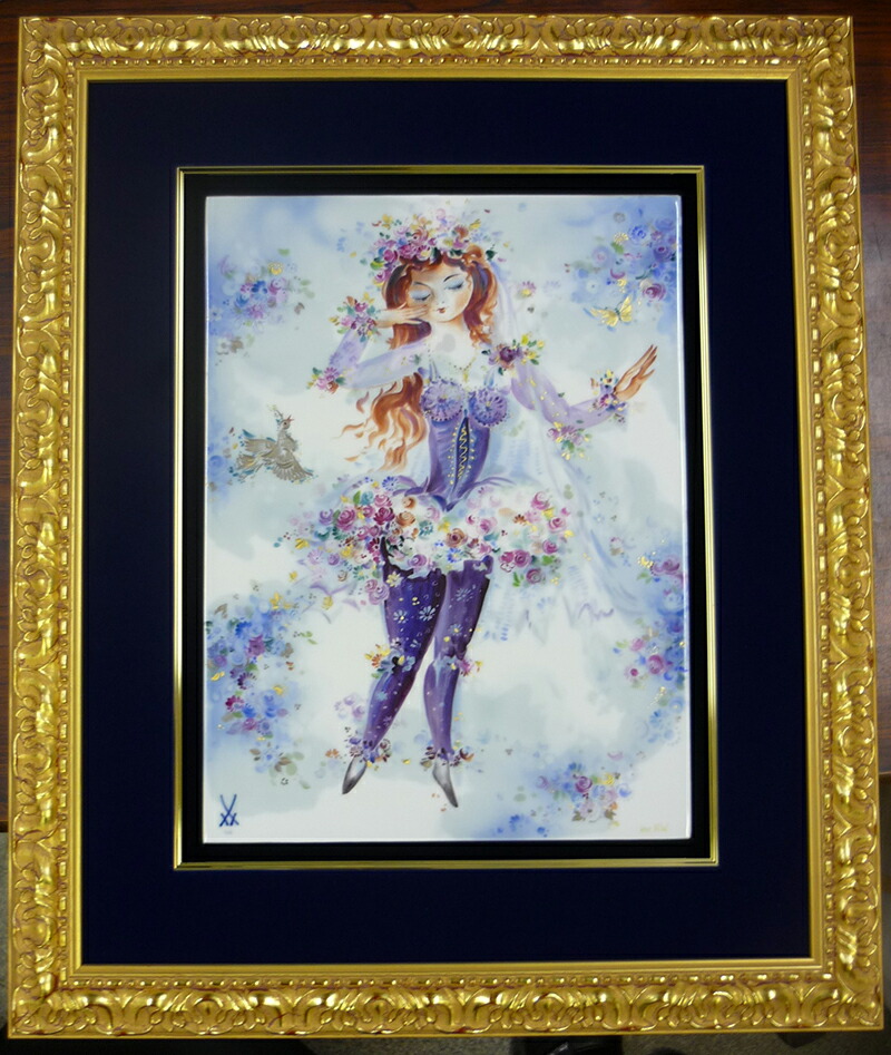 楽天市場】マイセン 陶板【マイセン】meissen【マイセンMEISSEN】額装