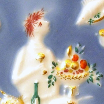 楽天市場】マイセン 陶板【マイセン】meissen陶板画/青のメルヘン魔法