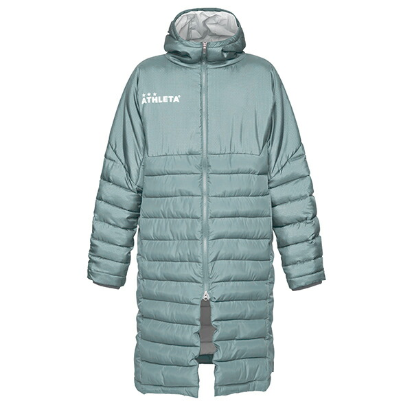 楽天市場】アスレタ ベンチコート 大人用 サッカー フットサル 中綿